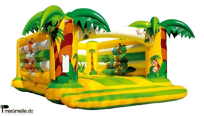 Hüpfburg mieten & vermieten - Hüpfburg Jungle 7x6 Meter in Hünfelden