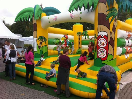 Hüpfburg mieten & vermieten - Hüpfburg Jungle 7x6 Meter in Hünfelden