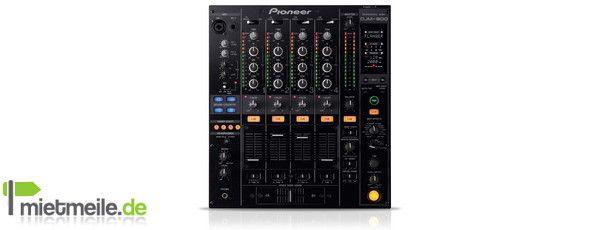 Tontechnik mieten & vermieten - Pioneer DJM800 Mixer in Freiburg im Breisgau