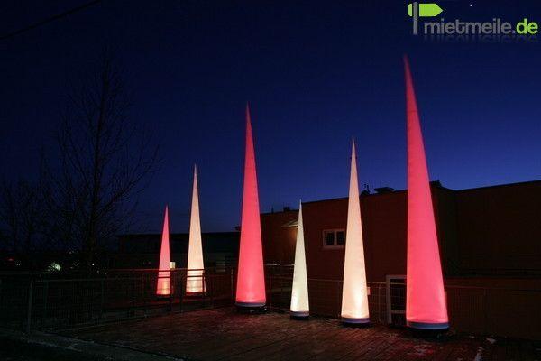 Leuchten & Lampen mieten & vermieten - Aircones mit LED 3,5m ***div. Größen*** ANGEBOT in Rastatt