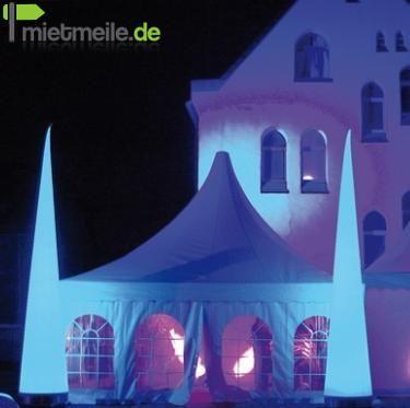 Aufblasbare Dekoration mieten & vermieten - Aircones mit LED 5m ***div. Größen*** ANGEBOT in Rastatt
