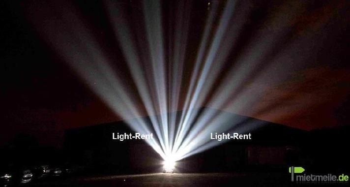 Lichttechnik mieten & vermieten - Skybeamer / Skyflower /Studio Due Spaceflower 3000 in Rastatt