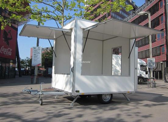 Verkaufsanhänger mieten & vermieten - Verkaufsanhänger, leer mit 2 Verkaufsklappen in Grevenbroich