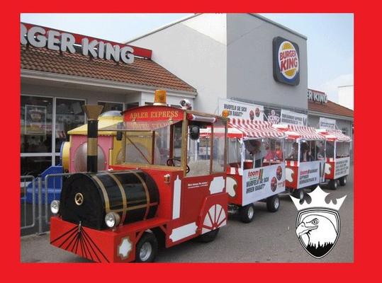 Eisenbahn mieten & vermieten - Bimmelbahn, Wegebahn, bummelzug vermietung in Göppingen