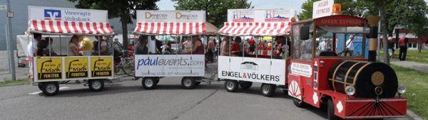 Eisenbahn mieten & vermieten - Bimmelbahn, Wegebahn, bummelzug vermietung in Göppingen