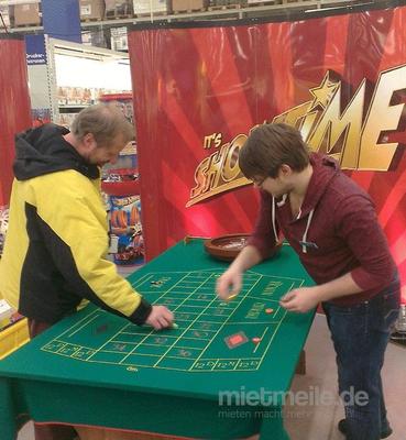 Gewinnspiele mieten & vermieten - Roulette, Roulettetisch mieten verleih Stuttgart Ulm Heilbronn München Karlsruhe in Göppingen